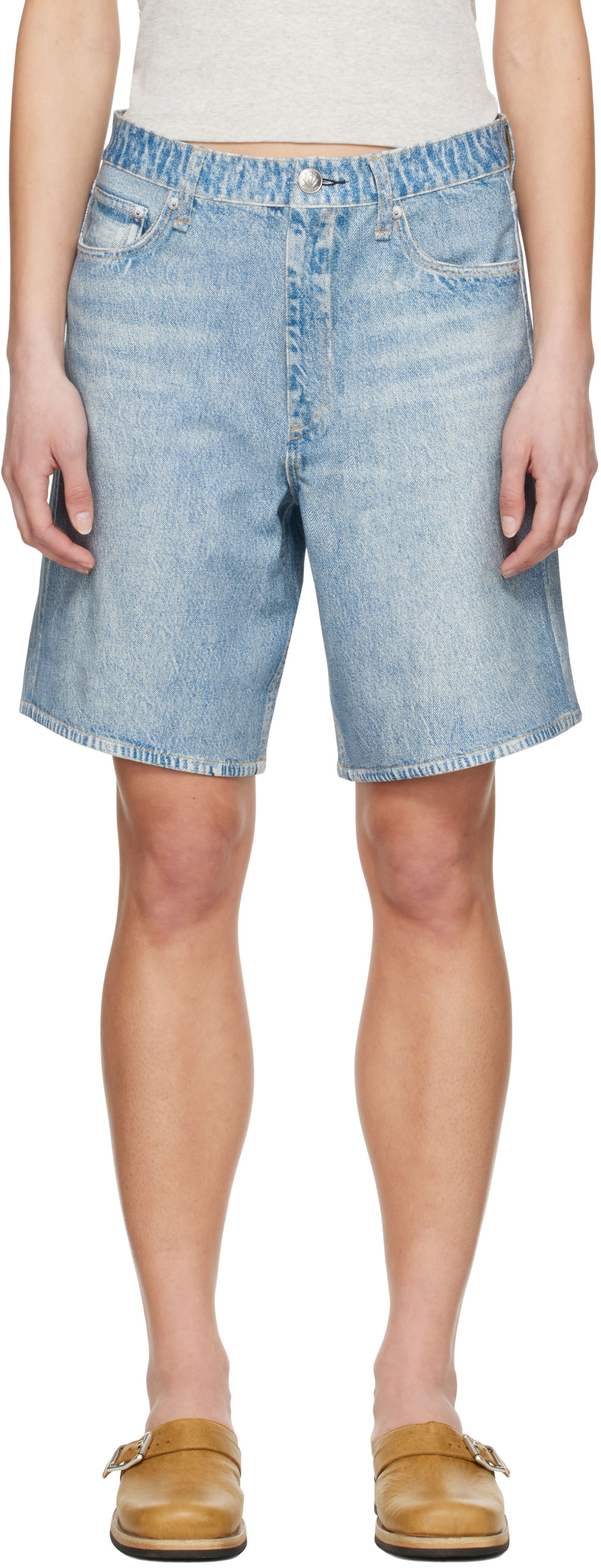Къси панталони rag & bone rag & bone Miramar Ponte McKenna Shorts Синьо | WCW25S9001PT01, 0
