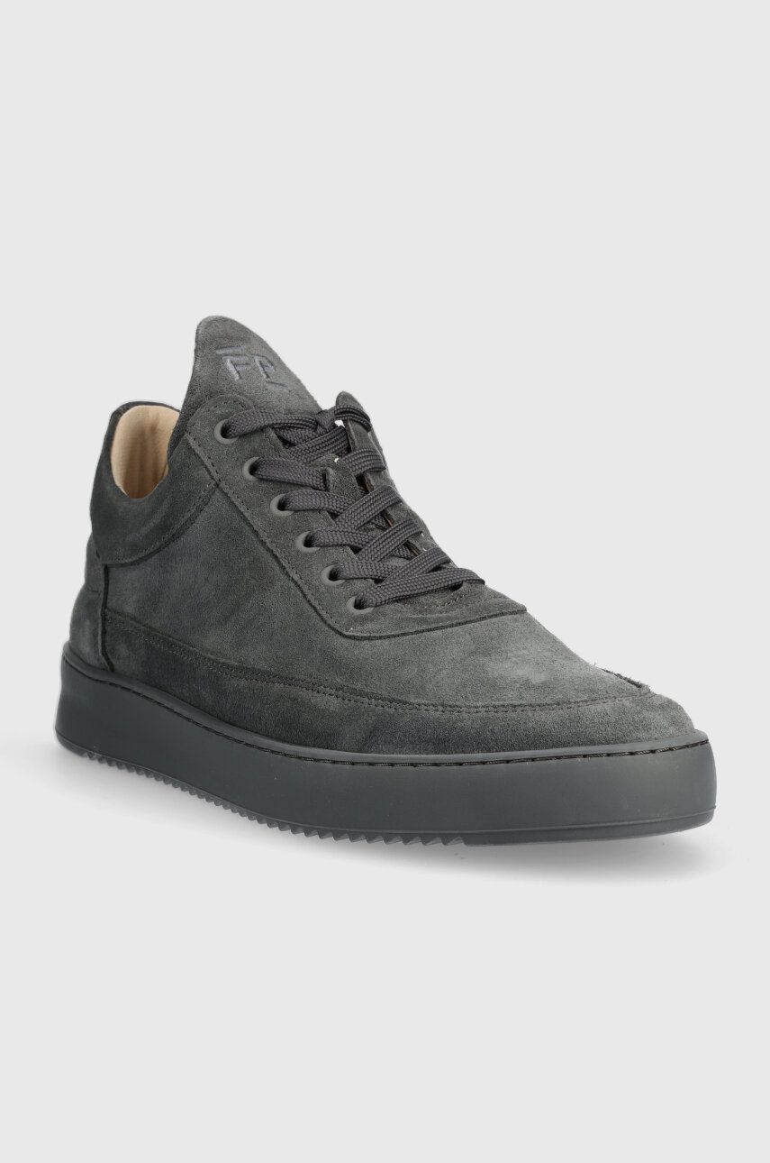 Кецове и обувки Filling Pieces Low Top Suede Сиво | 10122791850, 1