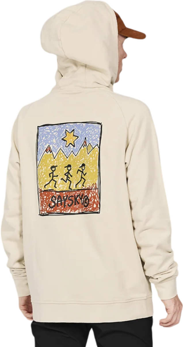 Суитчър Saysky Saysky Logo Hoodie Бежово | mmlho01c103, 1