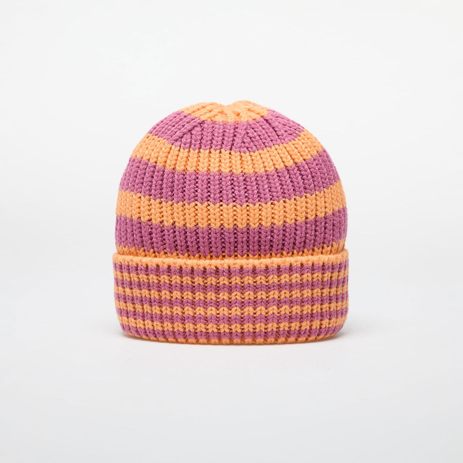 Шапка New Era Hat Knit Medium Stripe Beanie Orange Glaze Universal Оранжево
 | 60565459, 1