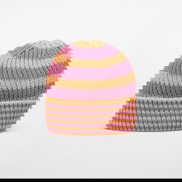 Шапка New Era Hat Knit Medium Stripe Beanie Orange Glaze Universal Оранжево
 | 60565459, 1
