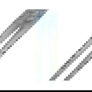 Дънки AMIRI Camo Bones Jeans Синьо | PF22MDS027 408 CLAY, 1