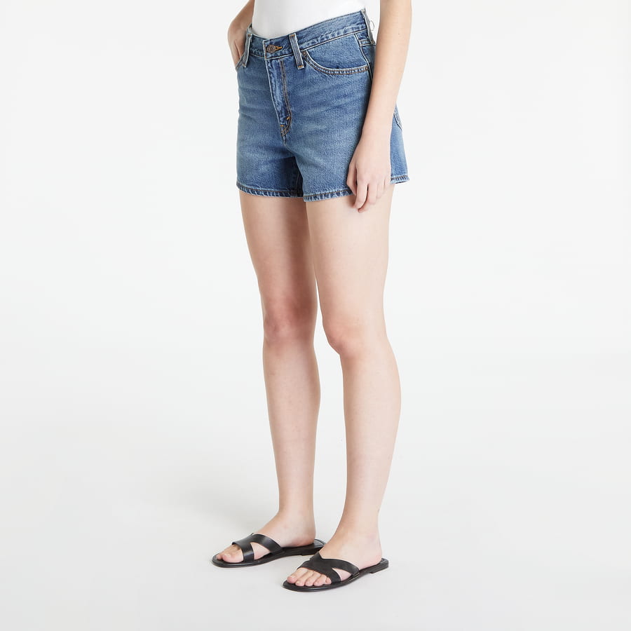 Къси панталони Levi's ® 80S Mom Short You Sure Can Med Синьо | A4695-0003, 0