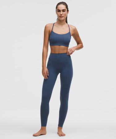Сутиен lululemon Evolve Flow Y Light-Support Bra C/D Cups, Size L Синьо | prod20005495, 2