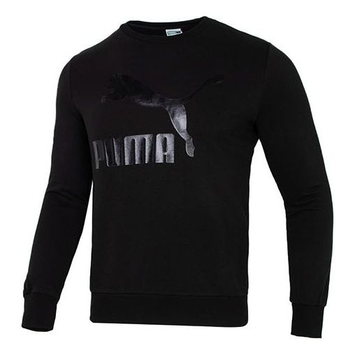 Пуловер Puma Classics Logo Crew Neck Sweater Черно | 531367-01