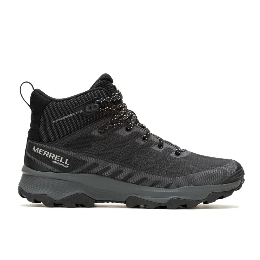 Кецове и обувки Merrell Speed Eco Mid Waterproof Boots Черно | J037537, 0