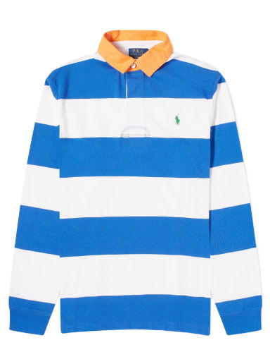 Поло тениска Polo by Ralph Lauren Block Stripe Rugby Polo Shirt Синьо | 710926275001