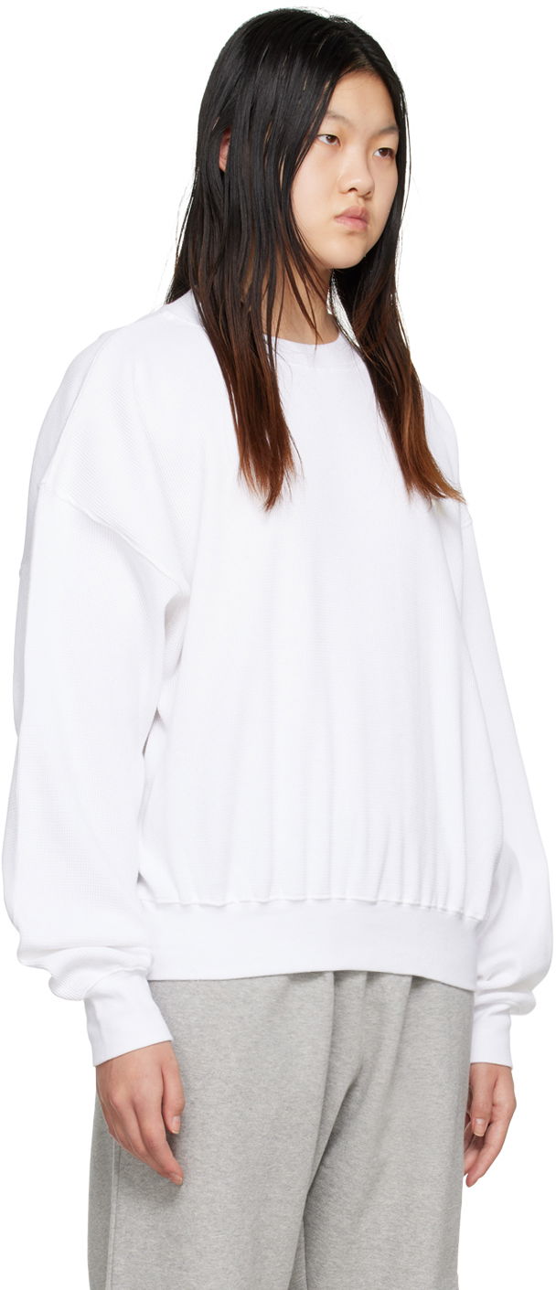 Пуловер We11done Crewneck Sweatshirt Бяло | WD-TS3-22-798-U-WH, 1