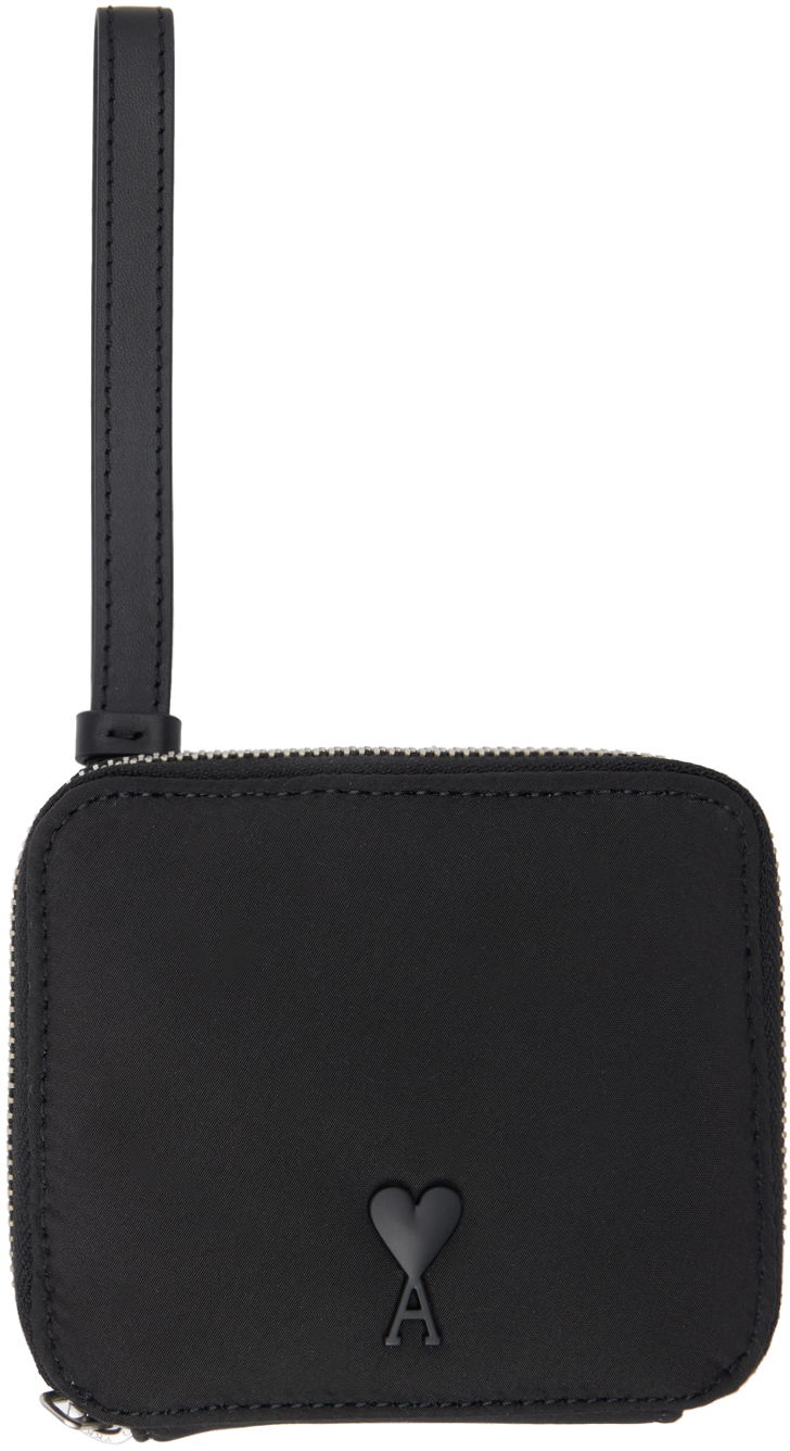 Портфейл AMI Paris Black de Coeur Wallet Черно | USL204.AW0021, 0