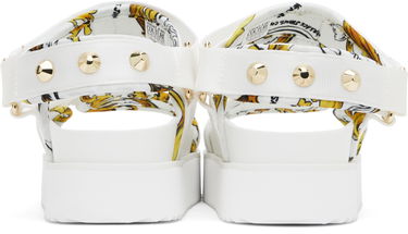Кецове и обувки Versace Versace Jeans Couture Beach Sandals Бяло | E78VA3SM2_EZS187, 1