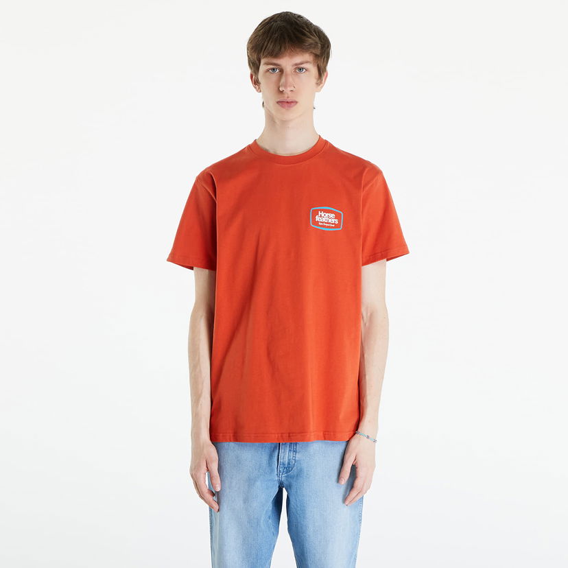 Тениска Horsefeathers Bronco T-Shirt Orange Rust Оранжево
 | SM1338C