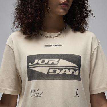 Тениска Jordan Jordan Girlfriend Бежово | FV7134-203, 3