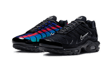 Кецове и обувки Nike Air Max Plus Black Blue Red Черно | DZ4509-001, 3