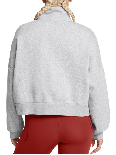 Пуловер Under Armour Under Armour Icon Fleece Half Zip Cropped Sweatshirt Сиво | 1386460-011, 1