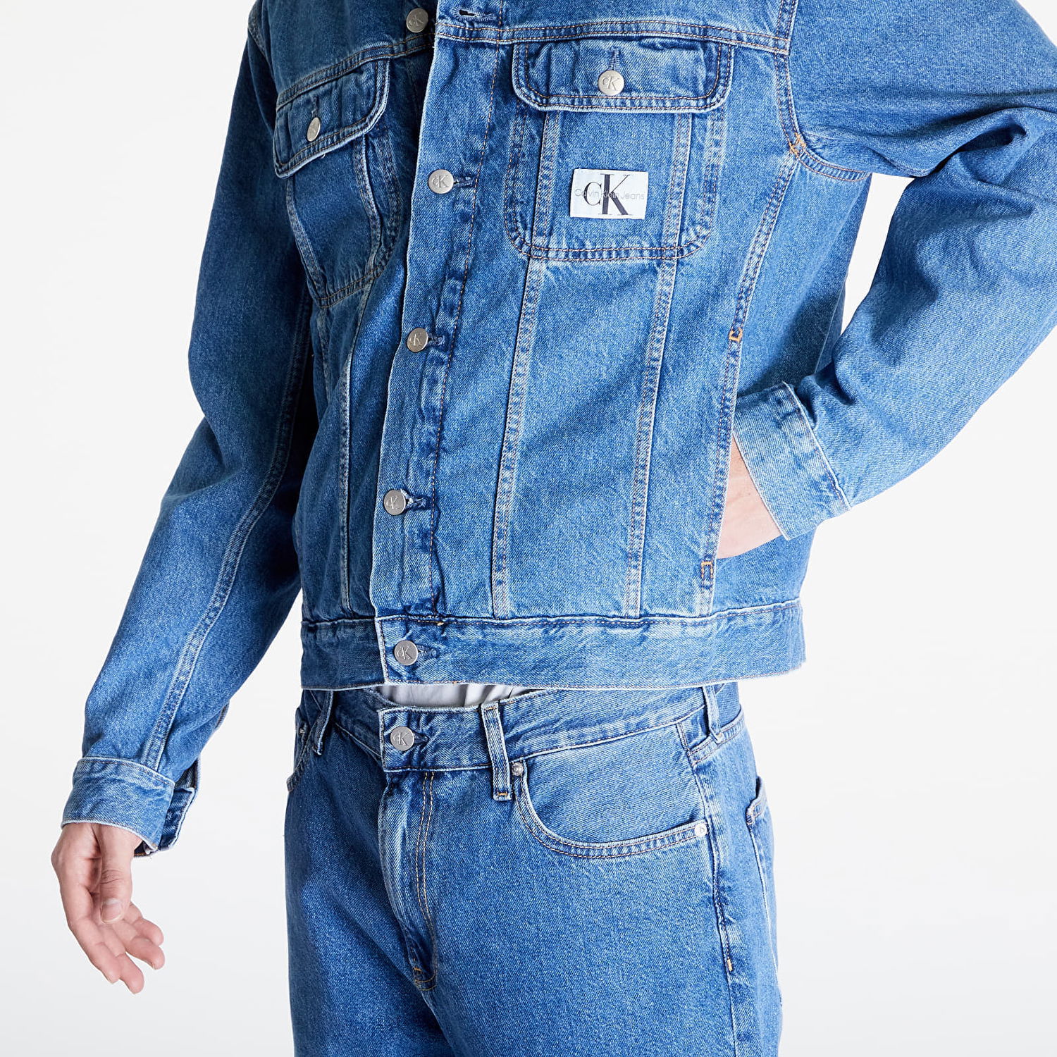 Яке CALVIN KLEIN bunda Jeans Regular 90'S Jeans Jacket Тъмно синьо | J30J324858 1A4, 1