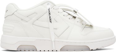 Кецове и обувки Off-White Out Of Office Metallic Hardware Бяло | OMIA189F25LEA0080101, 0