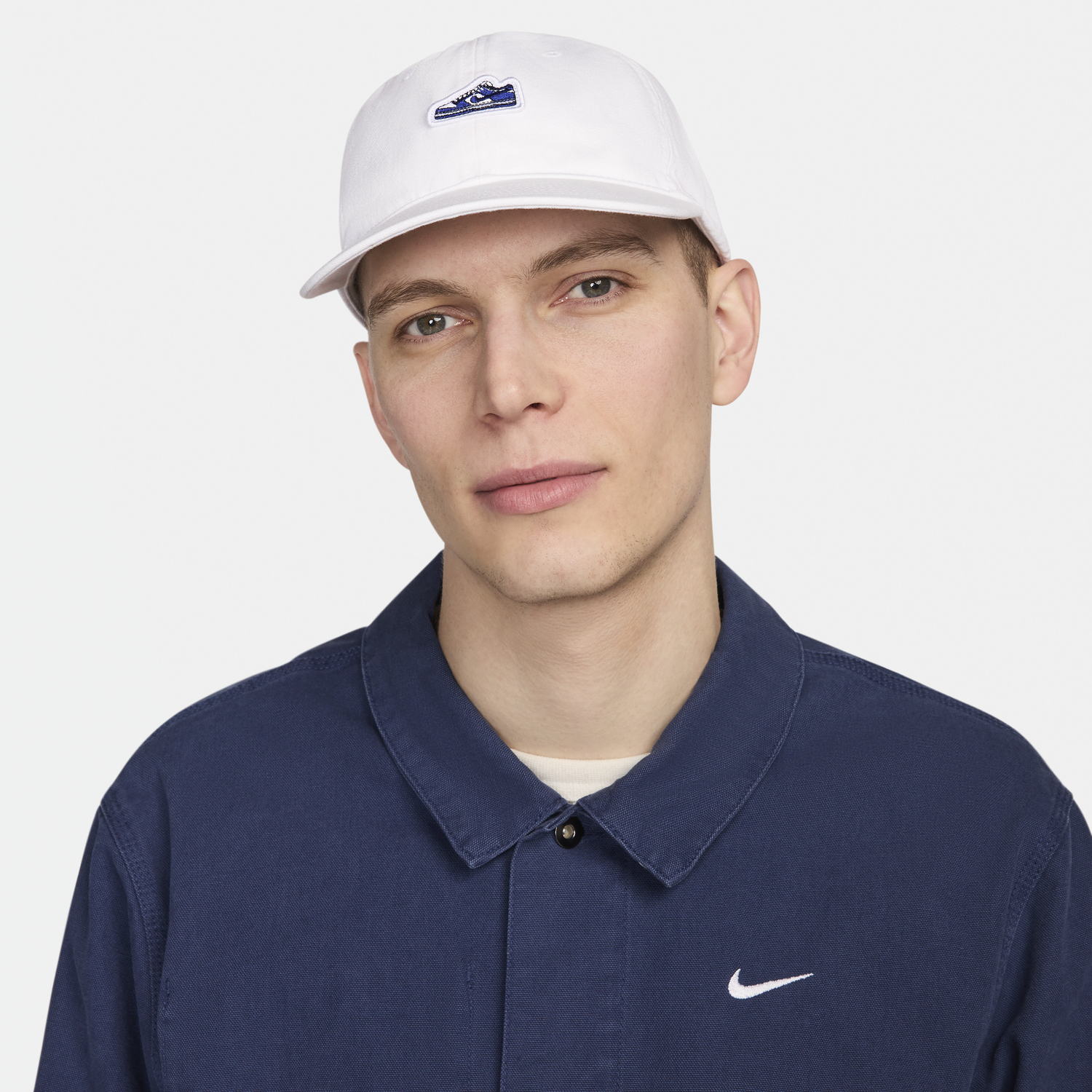 Шапка с козирка Nike Club Dunk Patch Бяло | FN4404-100, 0