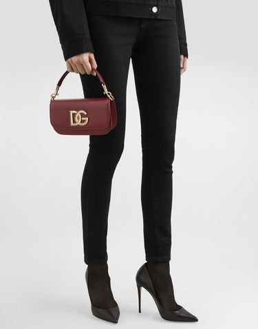 Чанта през рамо Dolce & Gabbana Dolce & Gabbana 3.5 Leather Shoulder Bag Бургунди | BB7603AW57680346, 1