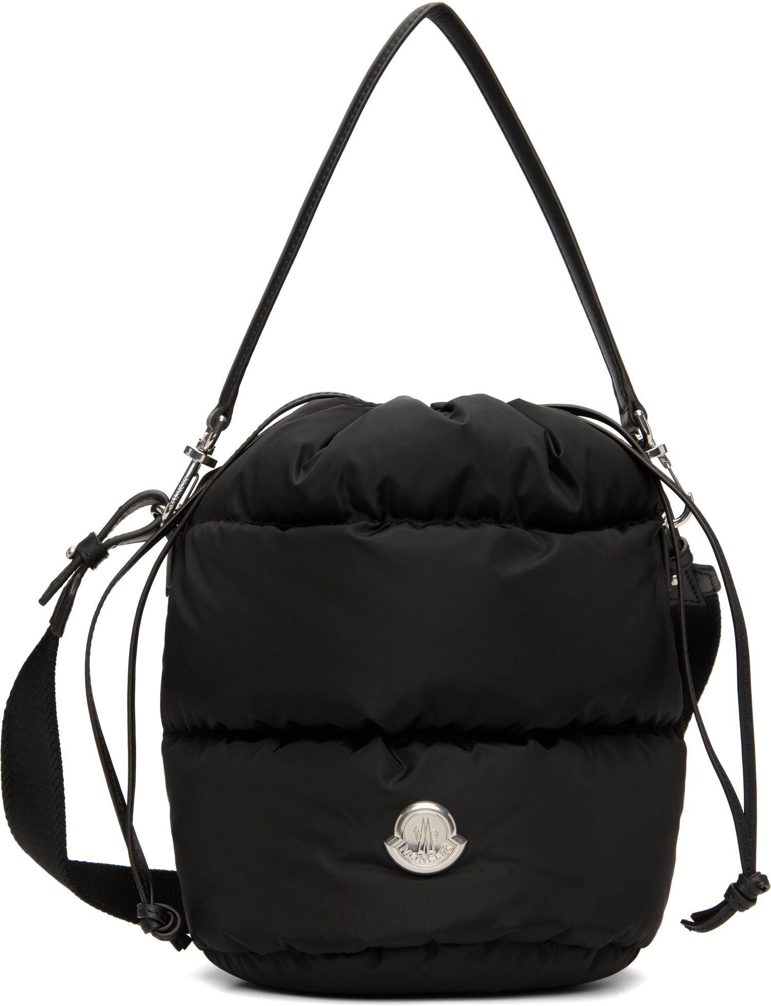 Дамска чанта Moncler Moncler Caradoc Water-Repellent Bucket Bag Черно | K209B5I00002M6275, 0