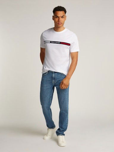 Тениска Tommy Hilfiger S/S T-Shirt Бяло | MW0MW36498YBR