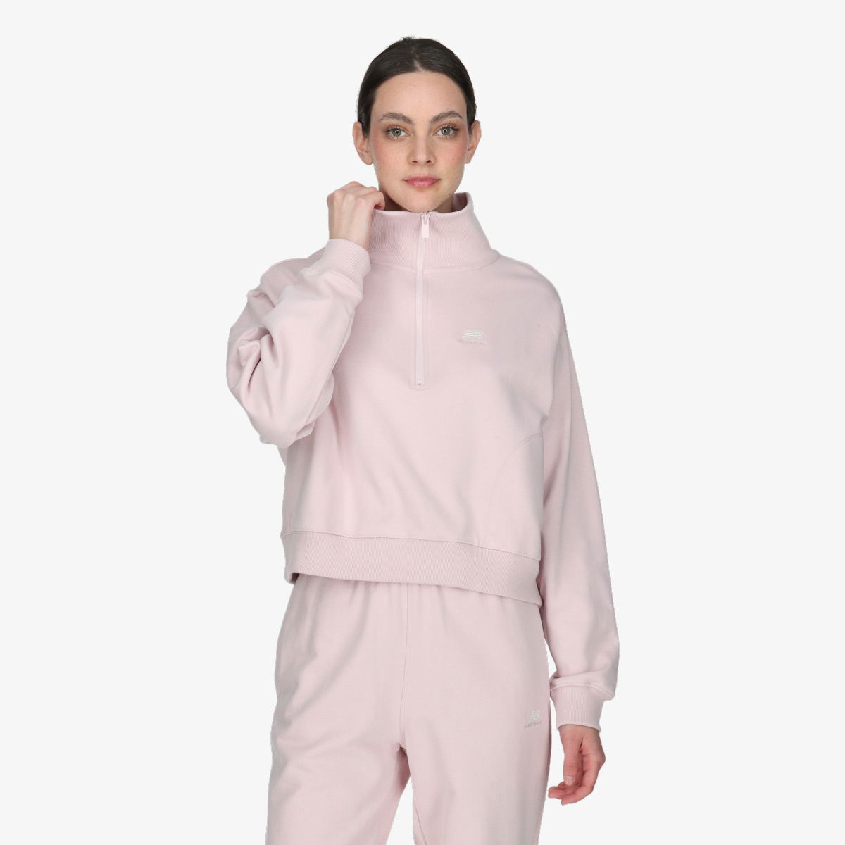 Суитчър New Balance Remastered Sweatshirt Розово | WT31501SOI, 1