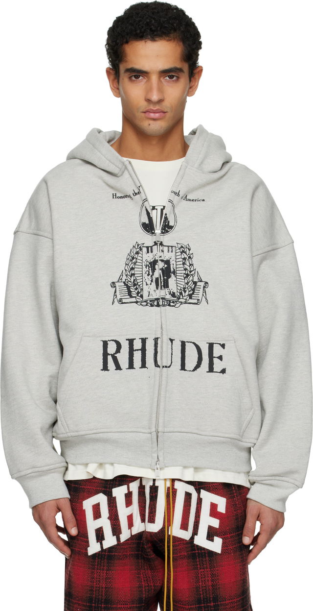 'Youth Of America' Zip-Up Hoodie