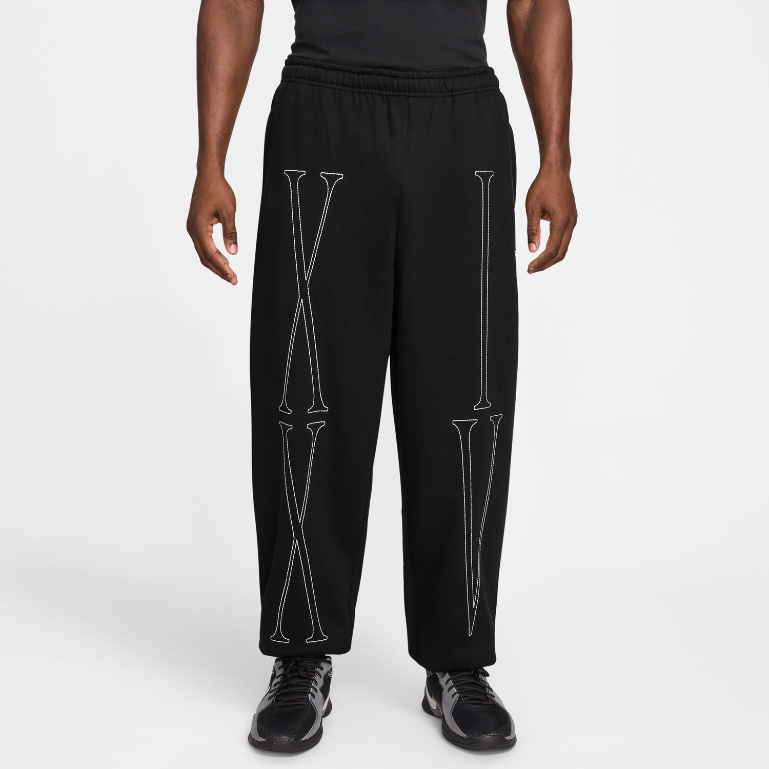 Спортни панталони Nike Kobe Stitched Roman Numeral Fleece Basketball Pants Черно | IB7091-010, 0