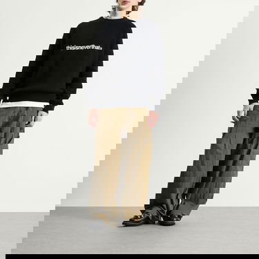 Пуловер thisisneverthat T-Logo Knit Jumper Черно | TN253KKNPK01-BLK, 4