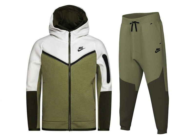 Комплект Nike Kids' Tech Fleece Hoodie & Joggers Set Зелено | CU9223 121/CU9213 334, 0
