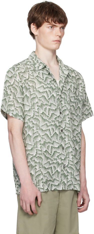 Риза A.P.C. A.P.C. Roy Print Camp Collar Shirt Зелено | VIALX-H12608, 1
