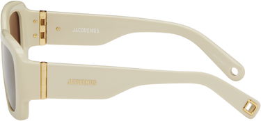 Слънчеви очила Jacquemus 'Les lunettes Croisière' Square Sunglasses Бежово | JAC60C2SUN, 2