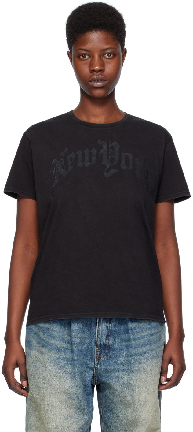 Тениска R13 R13 'New York Boy' T-Shirt Черно | R13WK001-K099A, 0