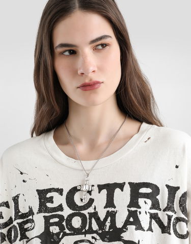 Колие Dolce & Gabbana Dolce & Gabbana Rhinestone Cross Pendant Necklace Металик | WNR8S8W111187655, 1