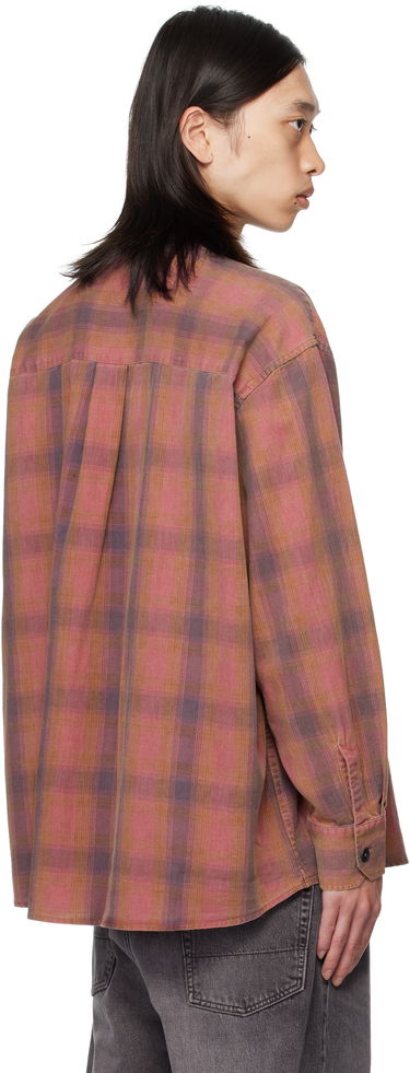 Риза OUR LEGACY Our Legacy Borrowed Plaid Shirt Розово | M4252BIDC, 2