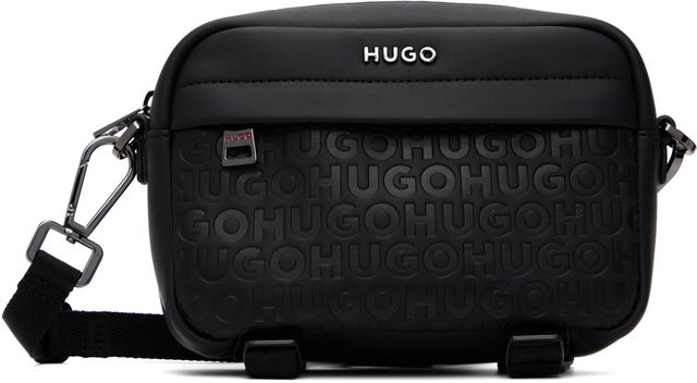 Embossed-Logo Crossbody Bag