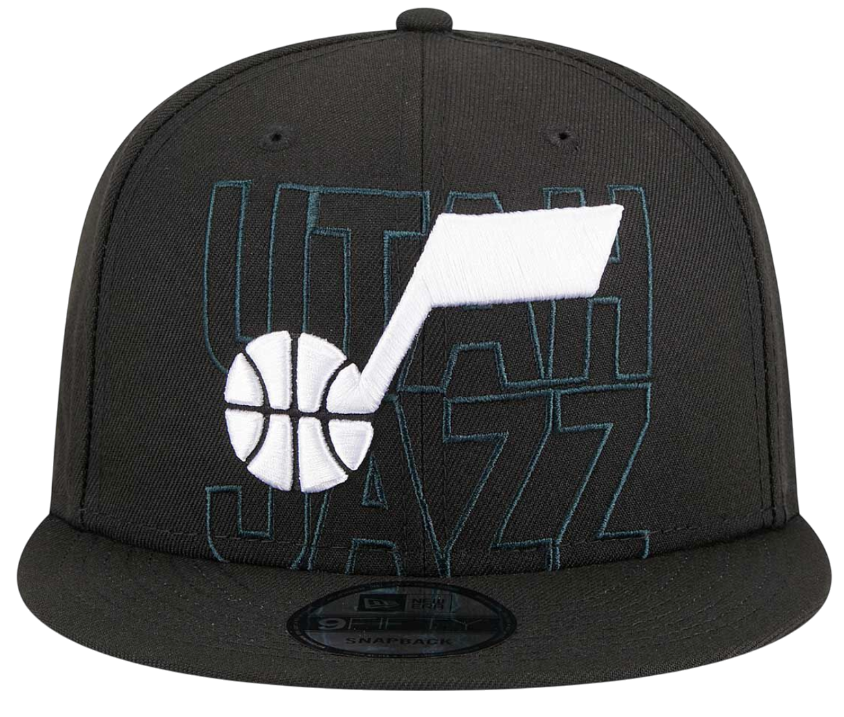 Шапка с козирка New Era New Era Utah Jazz Draft Snapback Cap Черно | 60360927-60360927, 1