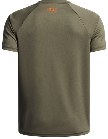 Тениска Under Armour Tech Split Wordmark Short Sleeve T-Shirt Зелено | 1383010-390, 2