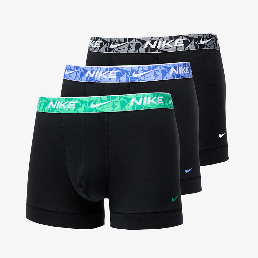 Боксерки Nike DRI-FIT Everyday Cotton Stretch Trunk 3-Pack Черно | 0000KE1008-U9L