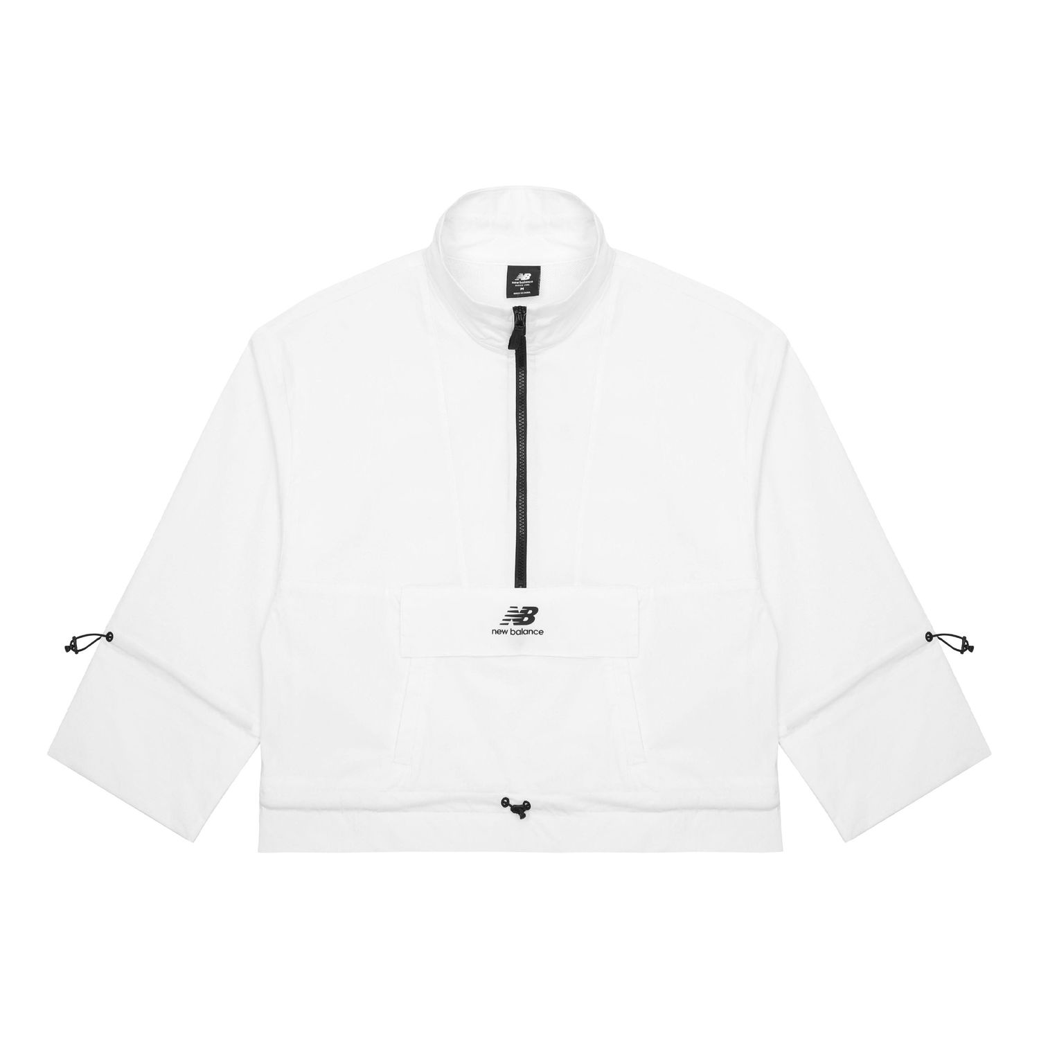 Ветровка New Balance Logo Woven Half-Zip Jacket Бяло | AWJ13321-IV, 0