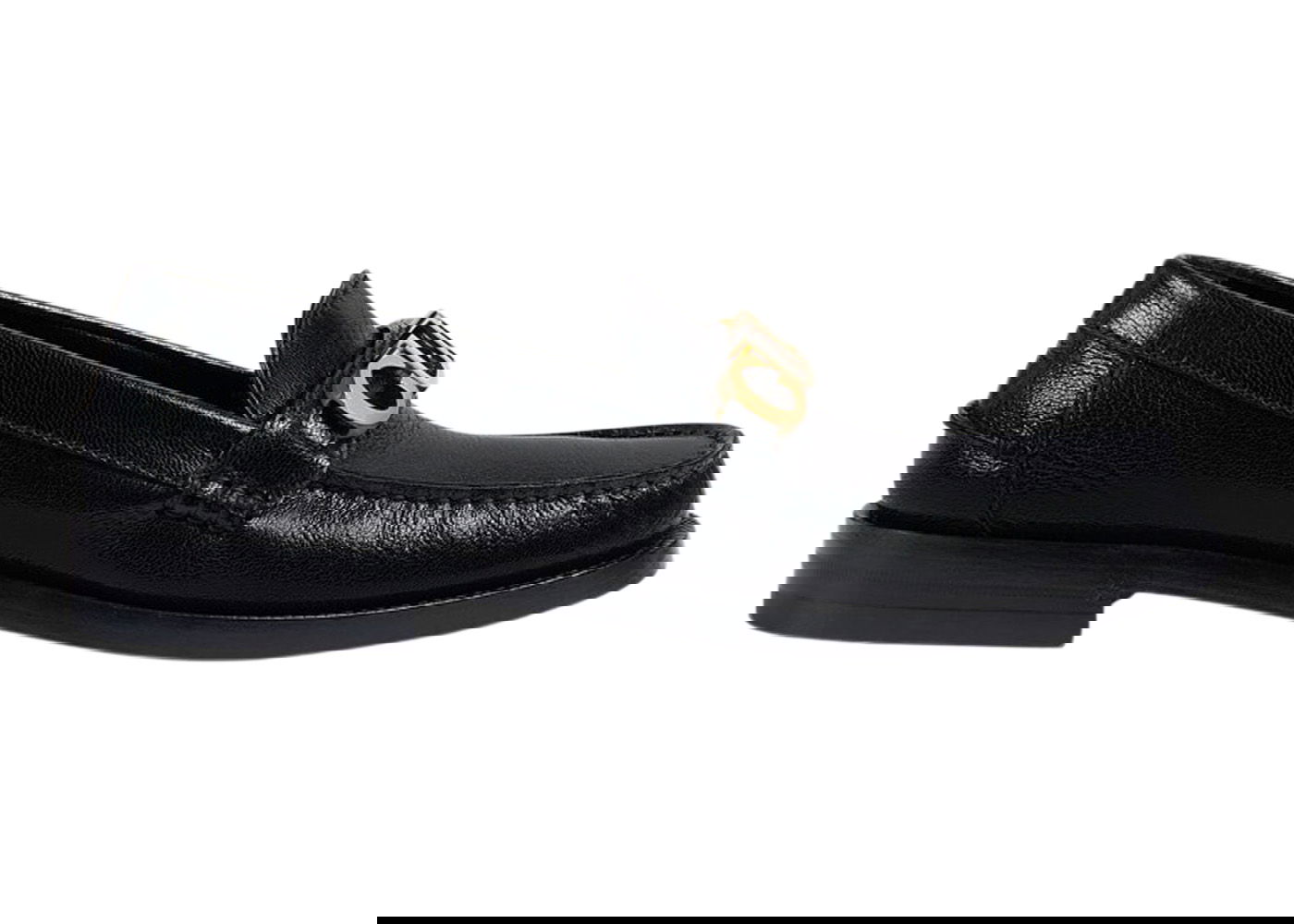 Кецове и обувки Gucci Logo Loafers Черно | 700036 D3V00 1000, 0