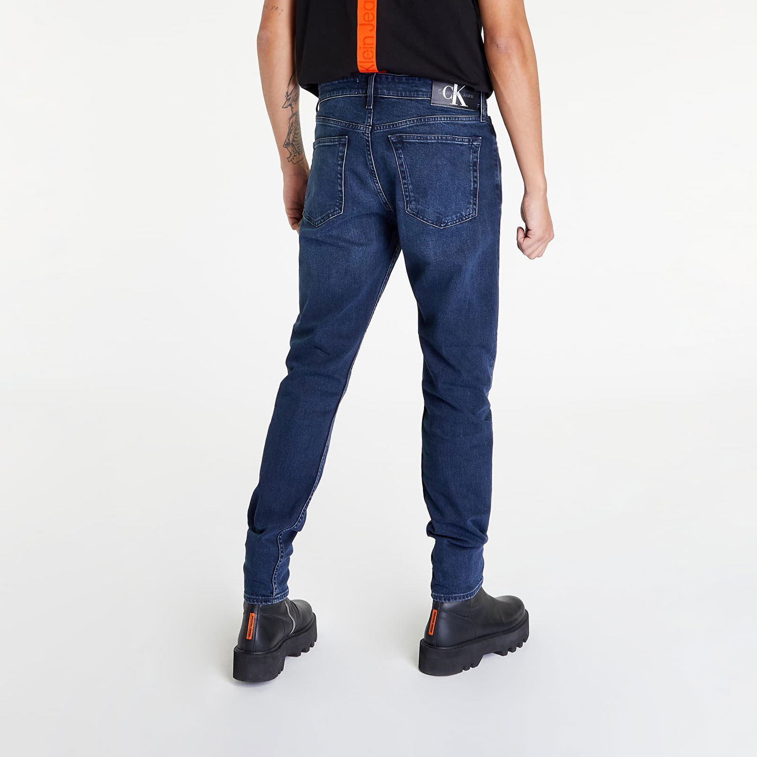 Дънки CALVIN KLEIN Slim Taper Denim Тъмно синьо | J30J321471 1BJ, 1