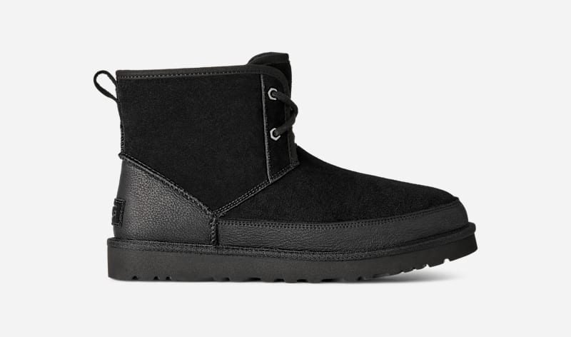 Кецове и обувки UGG Classic Mini Lennox Lace Up Boot Черно | 1174582-BLK, 0