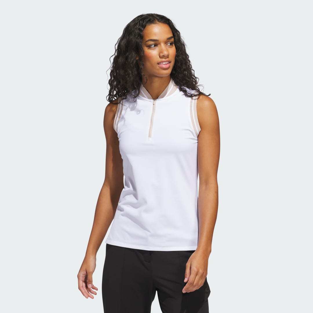 Потник adidas Performance Ultimate365 Sleeveless Zip Polo Shirt undefined | JE9911, 0