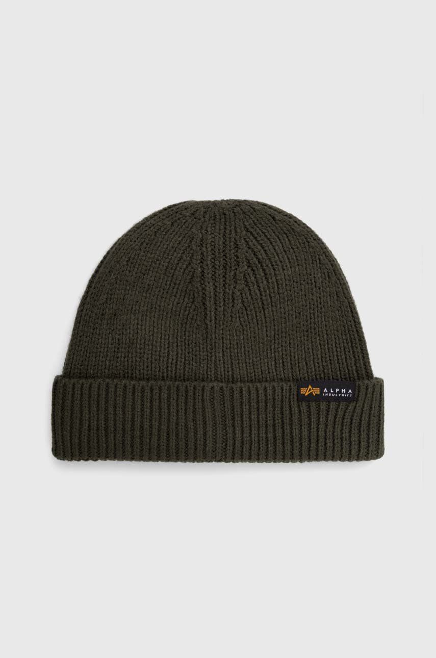 Шапка Alpha Industries Beanie Knitted Зелено | 138905.142, 0