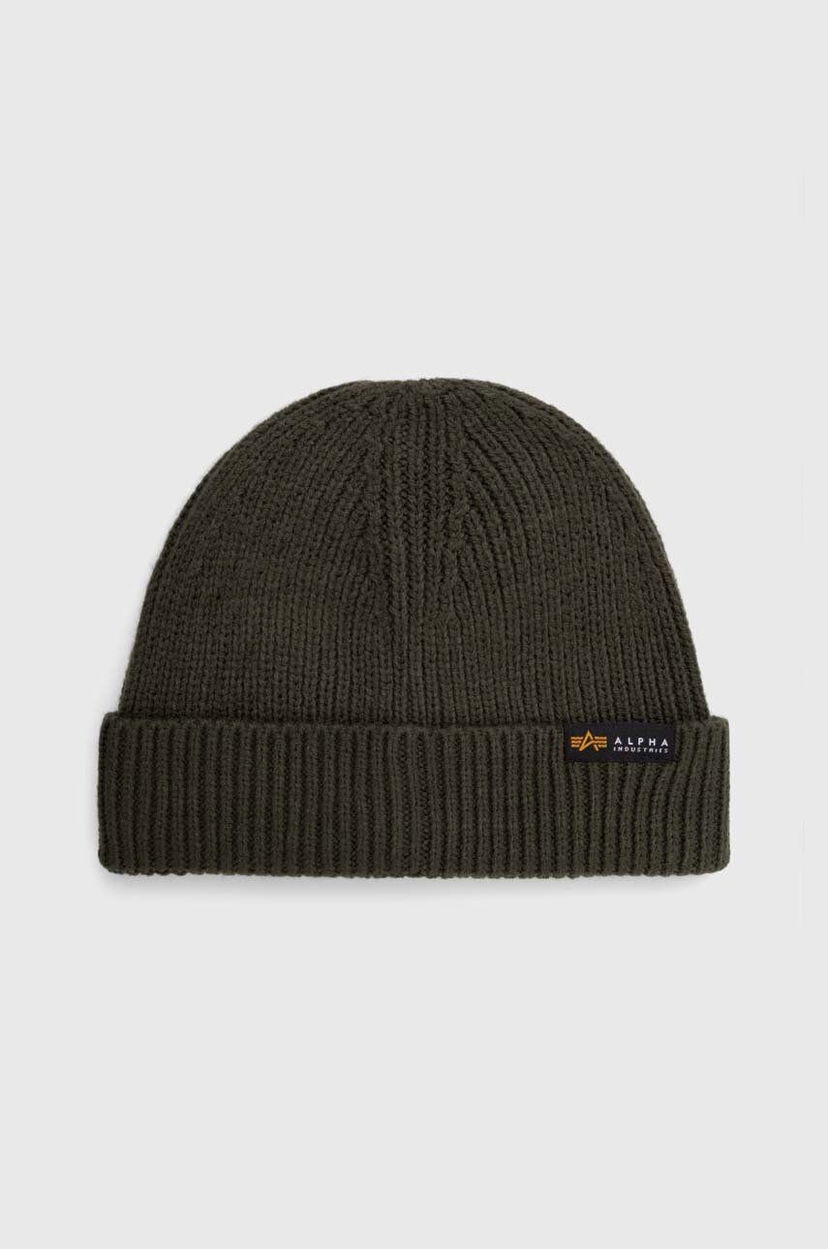 Шапка Alpha Industries Beanie Knitted Зелено | 138905.142