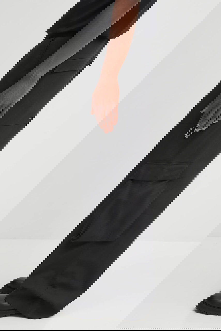 Карго панталони HELIOT EMIL Heliot Emil PREAW25 Wide Leg Cargo Pants Черно | PREAW25.M.10.207.BLK01, 1