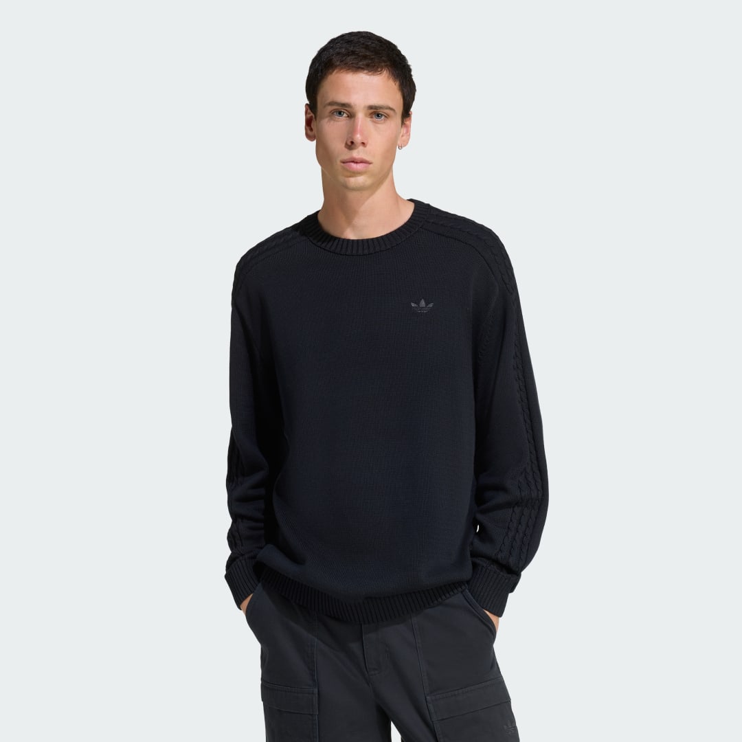 Пуловер adidas Performance Premium Essentials Knit Sweater Черно | JY2648, 0