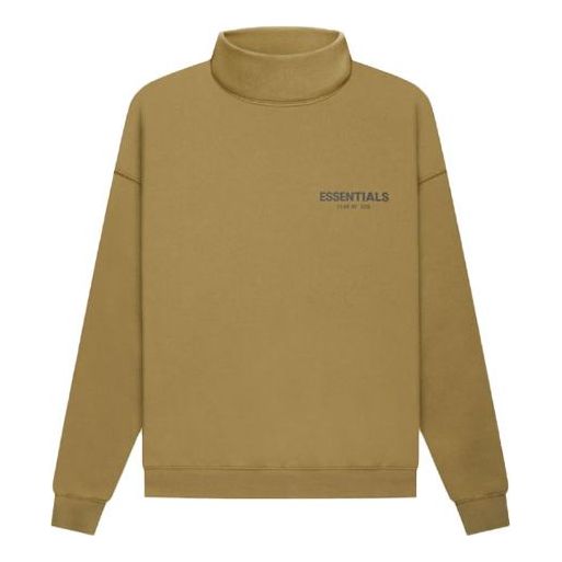 Пуловер Fear of God Essentials Pullover Mock Neck Sweatshirt Жълто | FOG-FW21-012