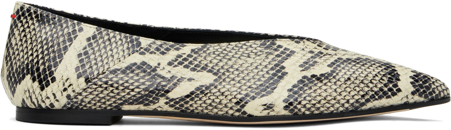Грижа за обувките Aeyde Aeyde Moa Leather Ballerina Flats Бежово | A11-FL-MOAP8MFL-223-100-043, 0
