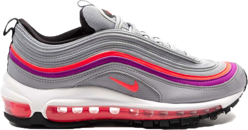 Кецове и обувки Nike Air Max 97 Wolf Grey Solar Red Vivid Purple W Розово | 921733-009, 0